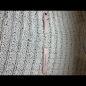 Rose gold Apple Watch band